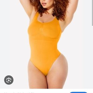 NWT Nearly Naked Shapewear Thong Bodysuit - Yitty Mimosa